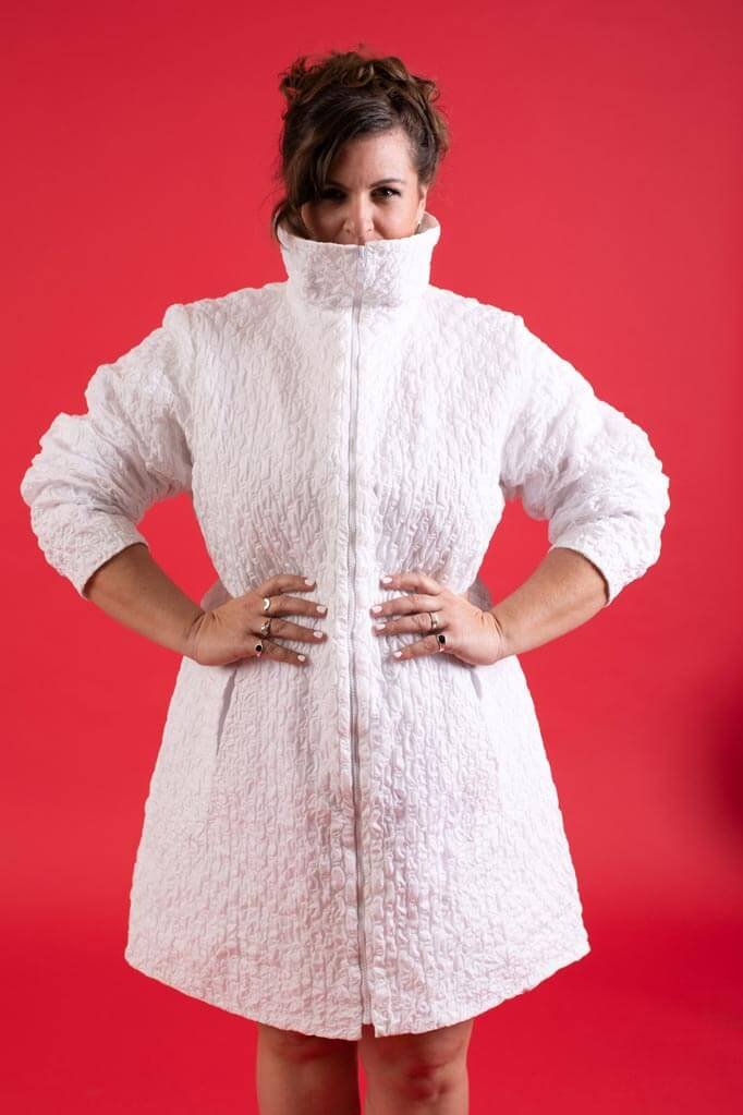 מעיל חורף לנשים במידות גדולות